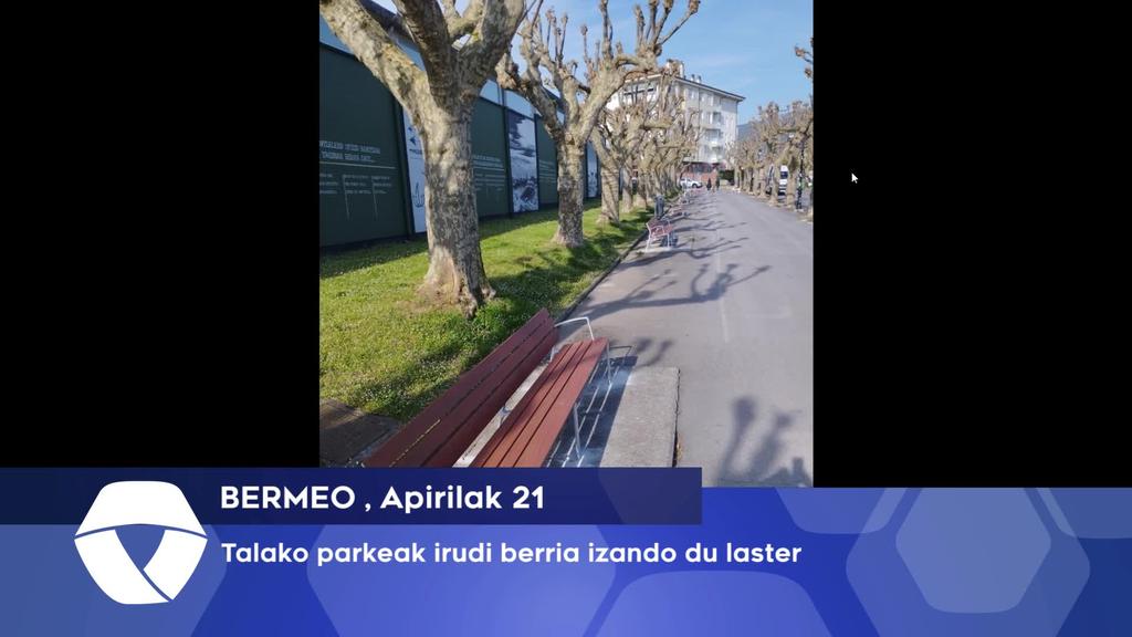 Laster irudi berria izango du Bermeoko  Talako parkeak