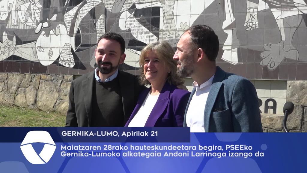 Maiatzaren 28rako hauteskundeetara begira, PSEEko Gernika-Lumoko alkategaia Ander Larrinaga izango da