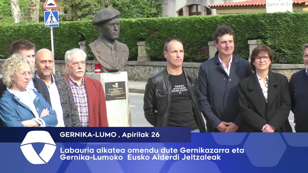 Labauria alkatea omendu dute Gernika-Lumoko Gernikazarra eta Euko Alderdi Jeltzaleak