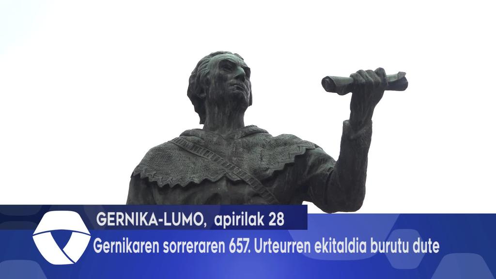 Gernikaren sorreraren 657. Urteurren ekitaldia burutu dute