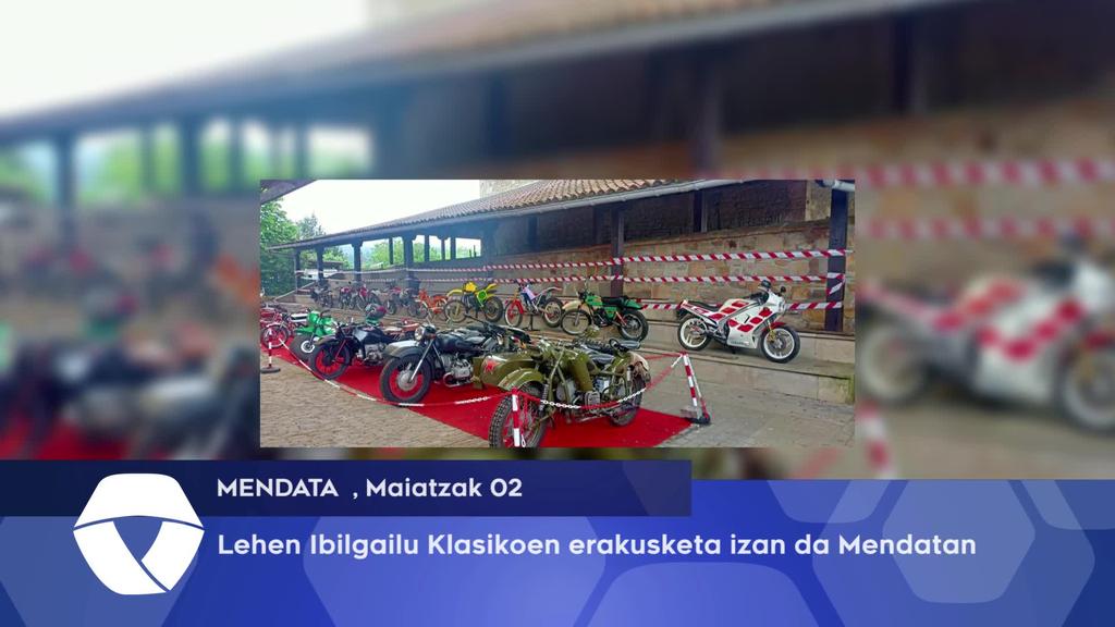 Ibilgailu klasikoen erakusketa izan da Mendatan