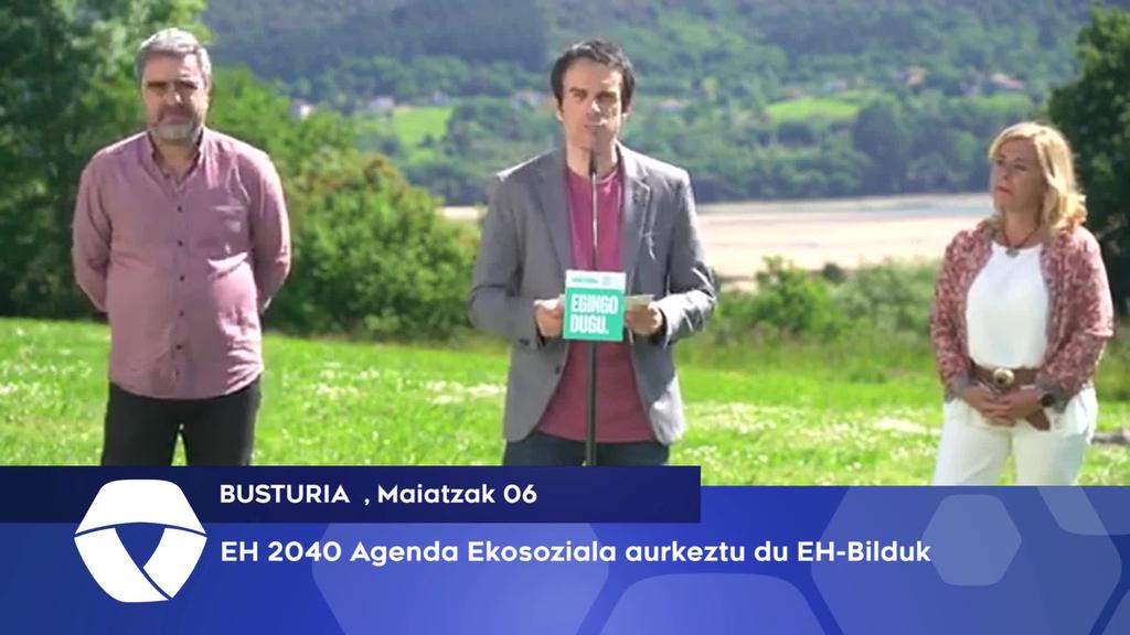 EH 2040 Agenda Ekosoziala aurkeztu du EH-Bilduk