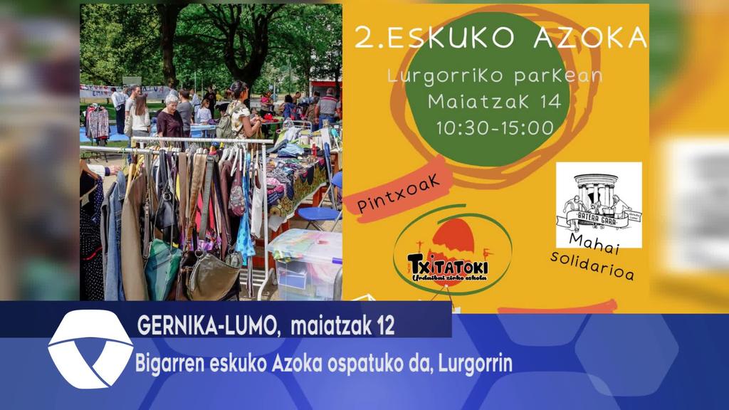 Bigarren eskuko Azoka ospatuko da, Lurgorrin