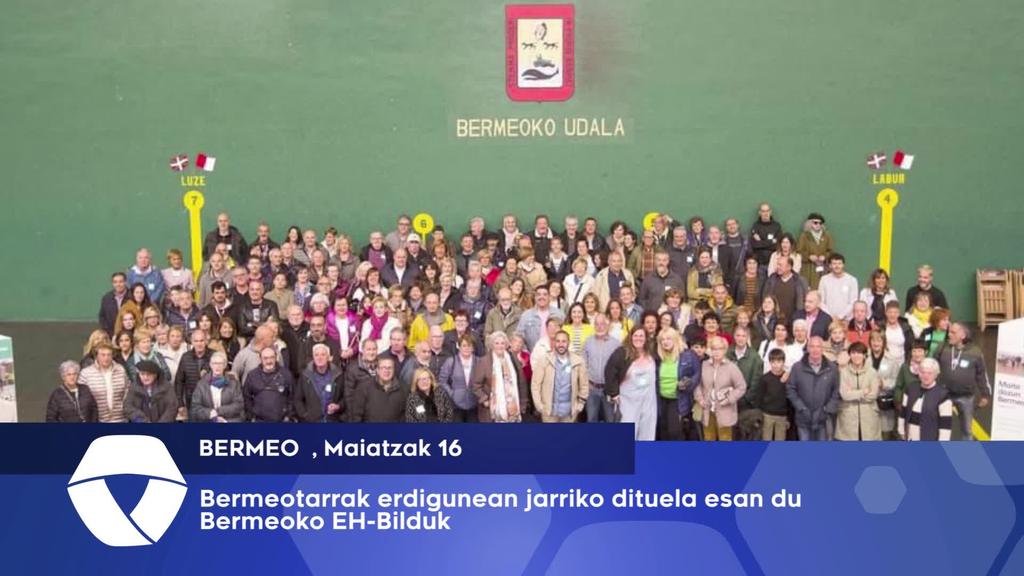 EH-Bilduk esan du bermeotarrak erdigunean jarri nahi dituela
