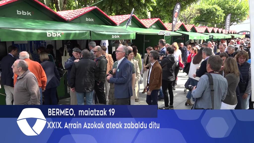 XXIX. Arrain Azokak ateak zabaldu ditu