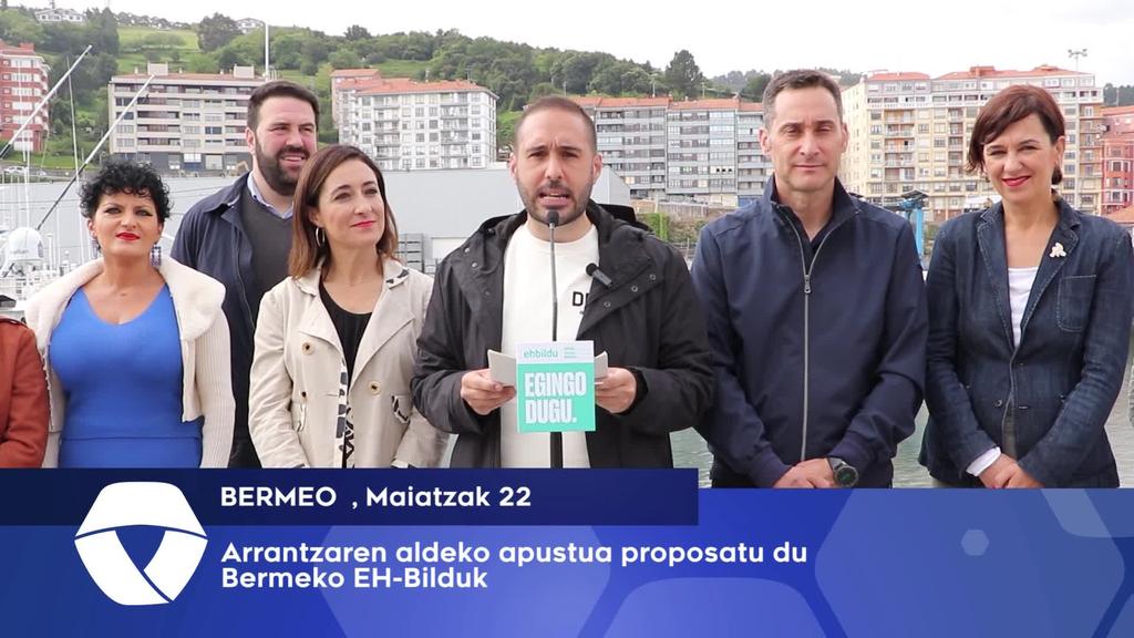 Arrantzaren aldeko apustua egin behar dela esan du Bermeoko EH-Bilduk