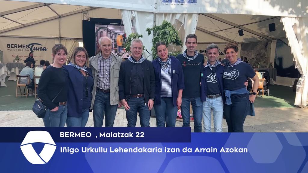 Iñigo Urkullu Lehendakaria izan da Arrain Azokan