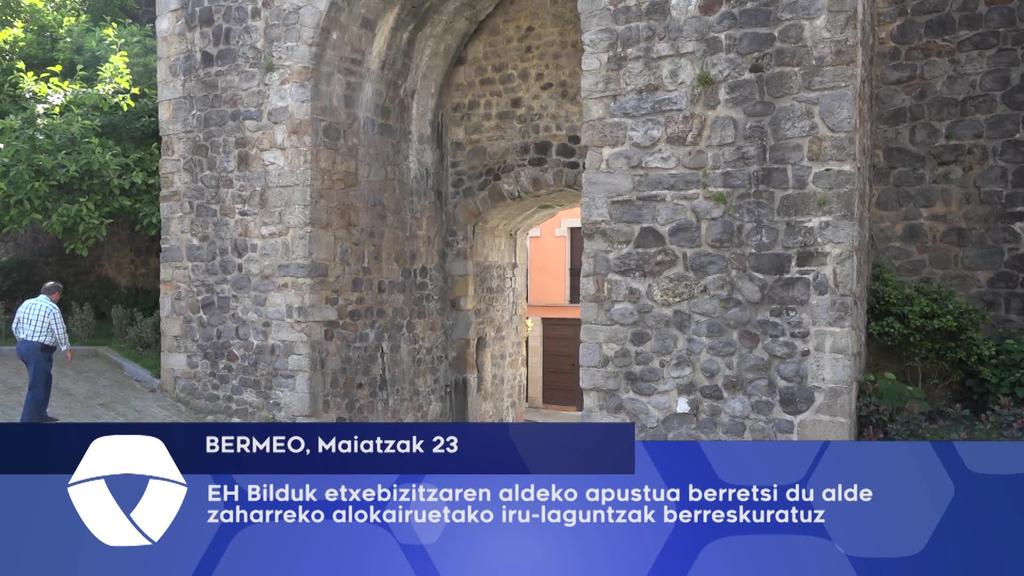 EH Bilduk etxebizitzaren aldeko apustua berretsi du alde zaharreko alokairuetako diru-laguntzak berreskuratuz