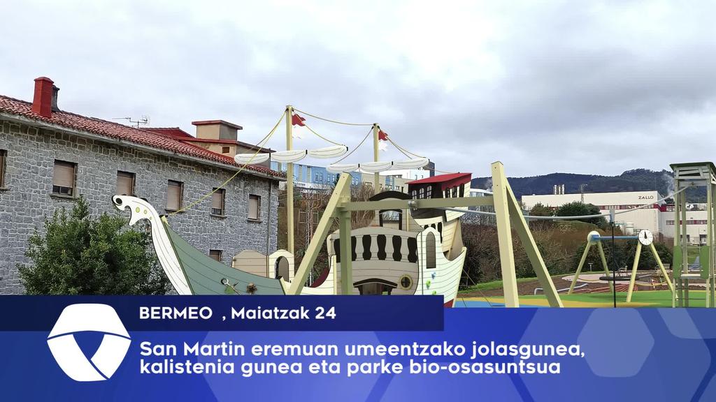 Umeentzako jolasgunea eta kirol gunea San Martin eremuan