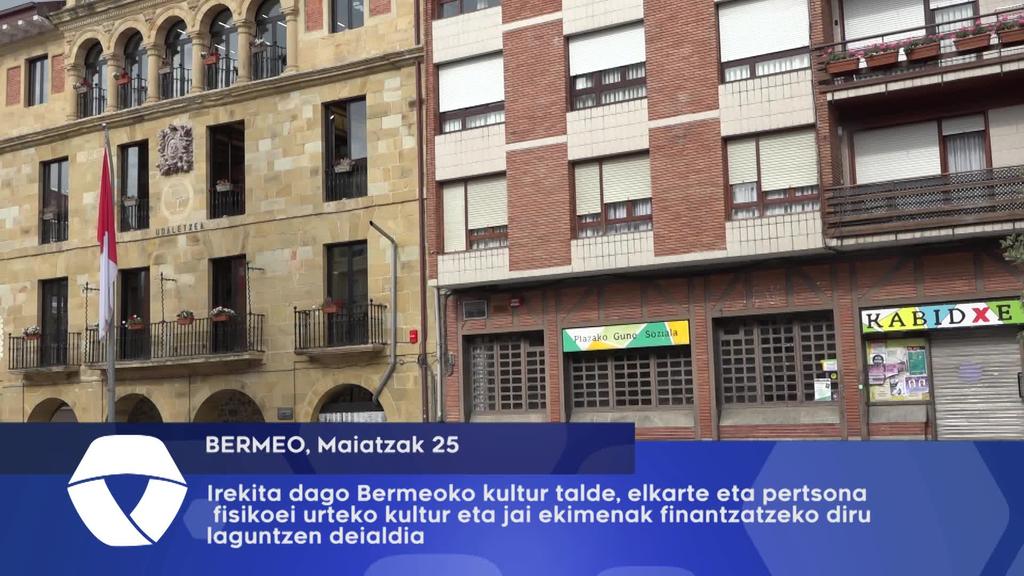 Irekita dago Bermeoko kultur talde, elkarte eta pertsona fisikoei urteko kultur eta jai ekimenak finantzatzeko diru laguntzen deialdia