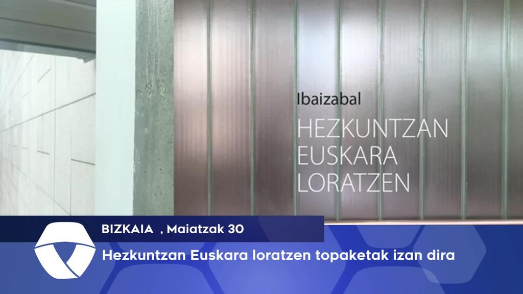 Hezkuntzan Euskara loratzen topaketak izan dira