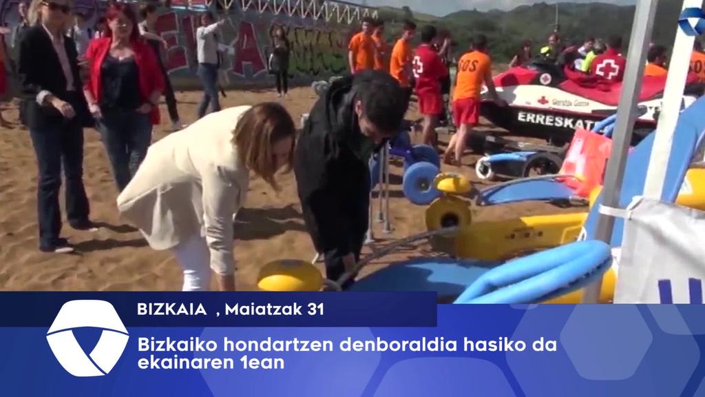 Bizkaiko hondartzen denboraldia hasiko da ekainaren 1ean