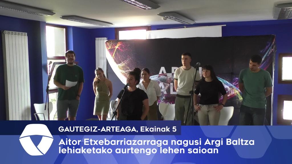 Etxebarriazarraga nagusi Argi Baltzako aurtengo lehen saioan