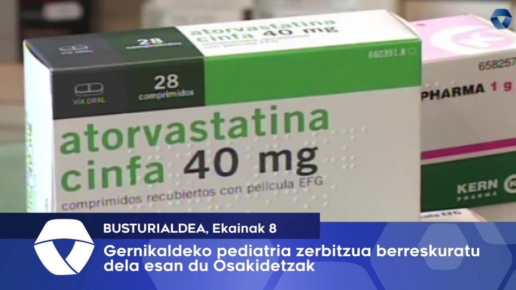 Gernilkaldeko Pediatria zerbitzua berreskuratu dela esan du Osakidetzak