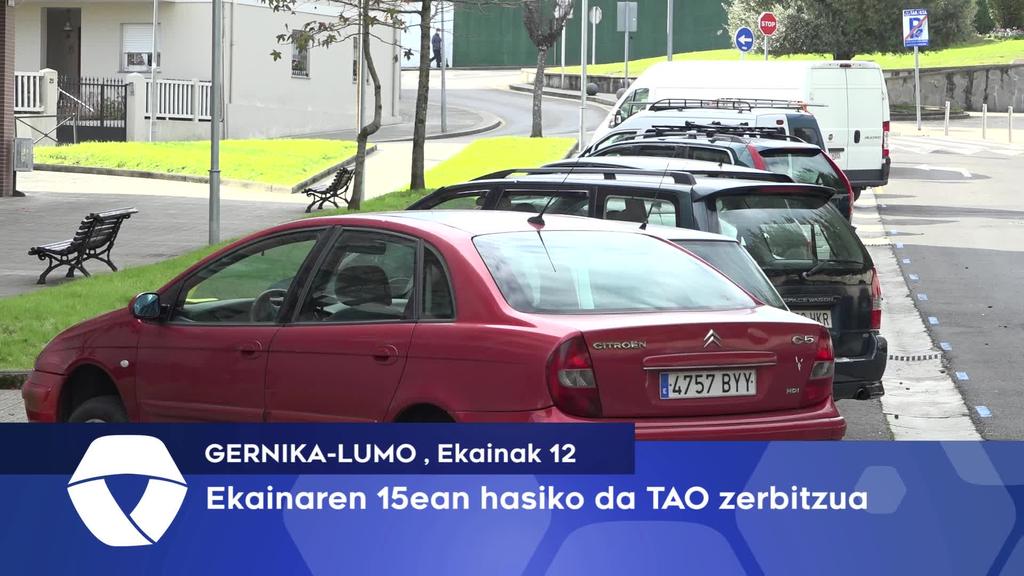 Ekainaren 15ean hasiko da TAO zerbitzua