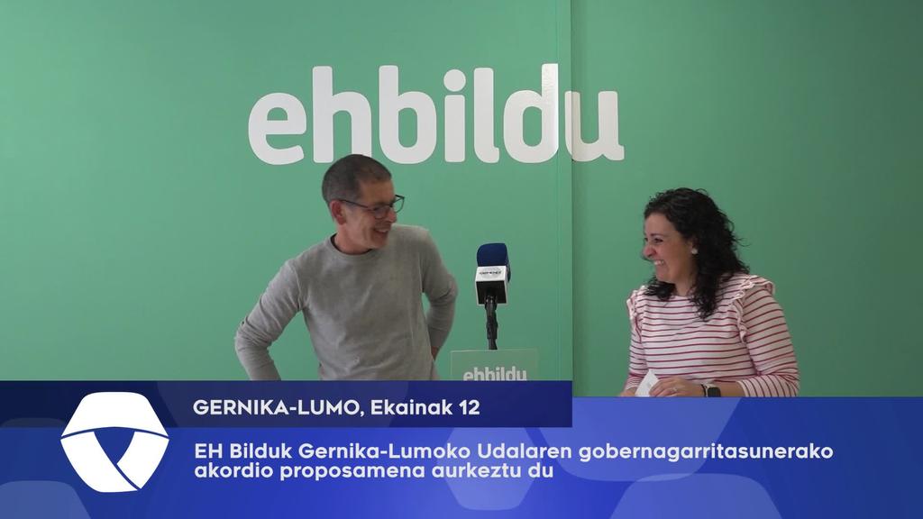 EH Bilduk Gernika-Lumoko Udalaren gobernagarritasunerako akordio proposamena aurkeztu du