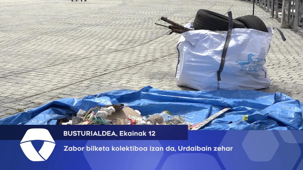 Zabor bilketa kolektiboa izan da Urdaibain