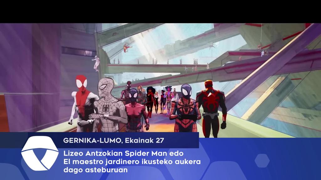 Lizeo Antzokian Spider Man edo El Maestro Jardinero ikusteko aukera dago