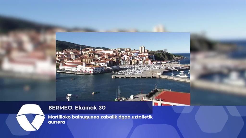 Martilloko bainugunea zabalik dago Uztailetik aurrera