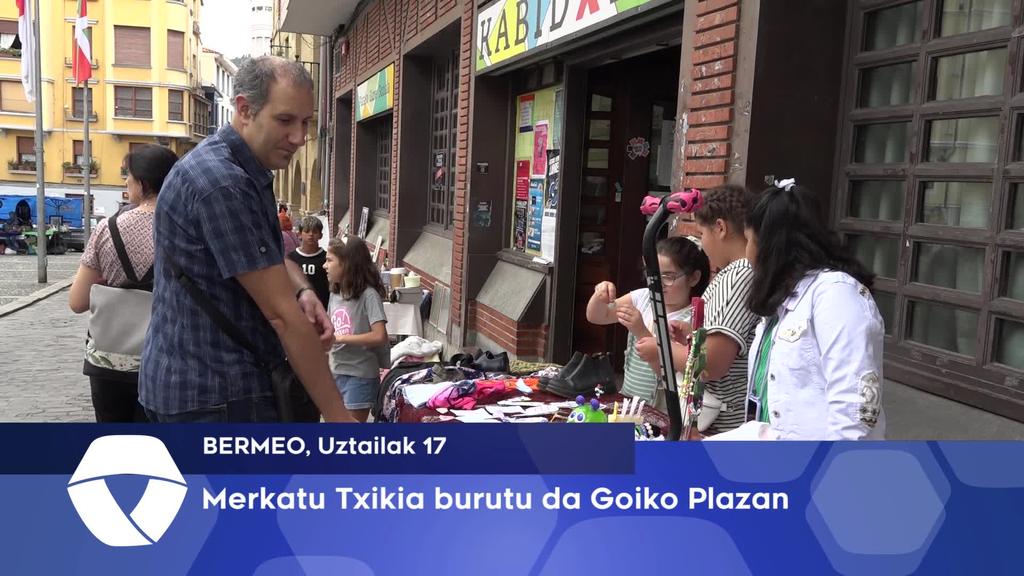 Merkatu Txikia ospatu da Goiko Plazan