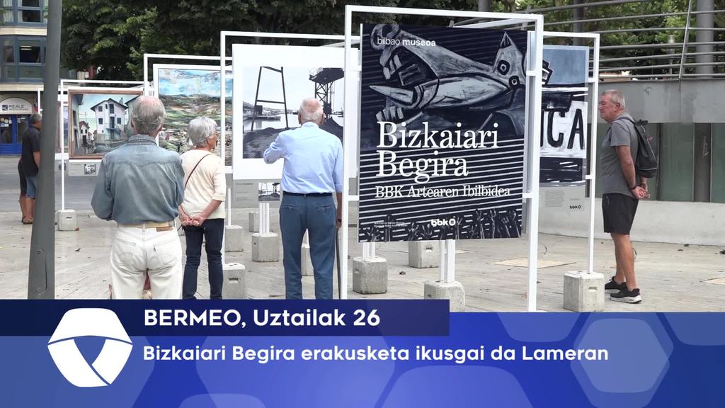 Bizkaiari Begira erakusketa ikusgai dago Lameran