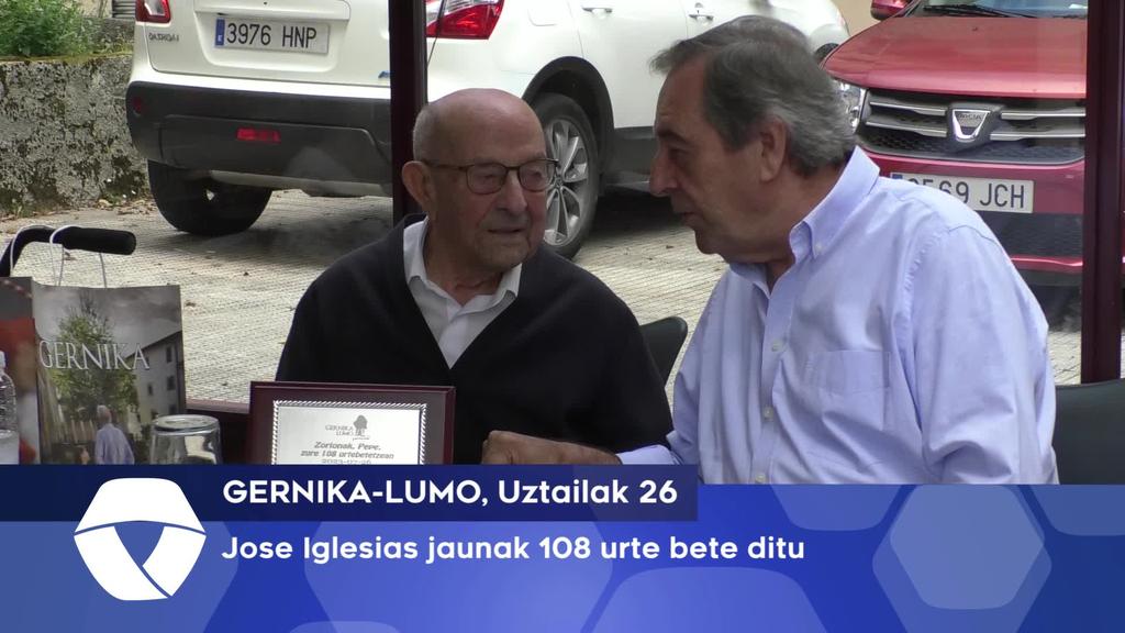 Jose Iglesiasek 108 urte bete ditu