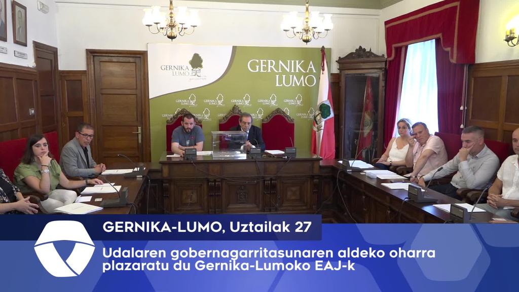 EAJ-k Udalaren gobernagarritasuna bermatzearen aldeko oharra argitaratu du
