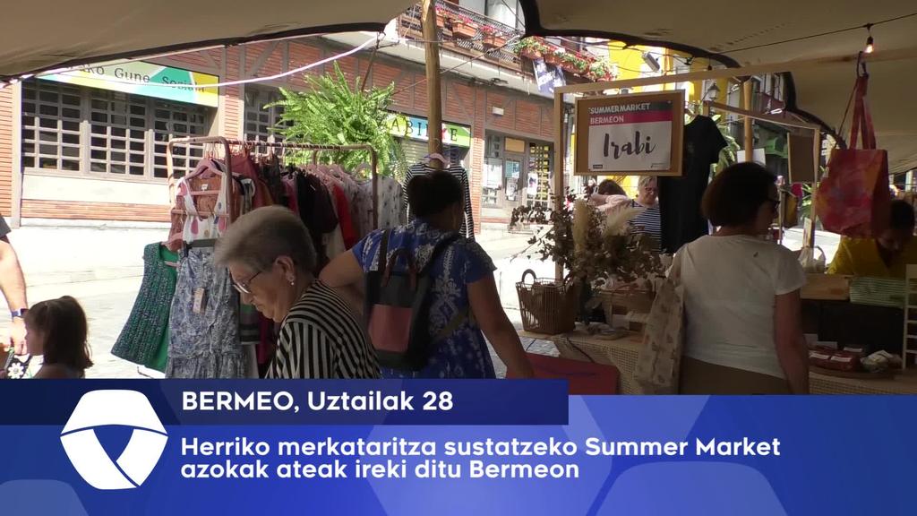 Martxan da Bermeoko Summer Market azoka