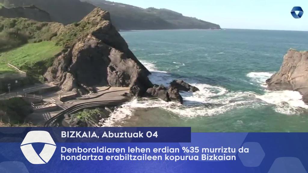 Denboraldiaren lehen erdian ehuneko 35 egin du behera Bizkaiko hondartzetako erabilzaileen kopuruak