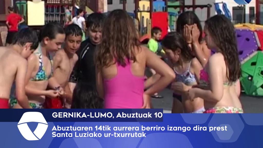 Astelehenean izango dira berriro martxan Santa Luziako ur txurrutak