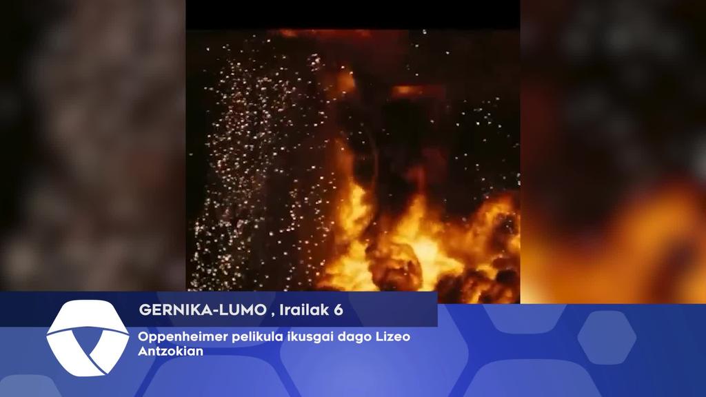 Oppenheimer pelikula ikusgai dago Lizeo Antzokian