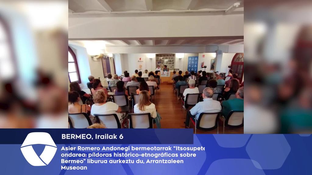 Asier Romero Andonegi bermeotarrak beste liburu bat aurkeztu du