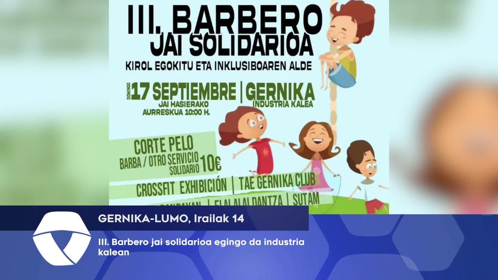 III. Barbero jai solidarioa egingo da industria kalean