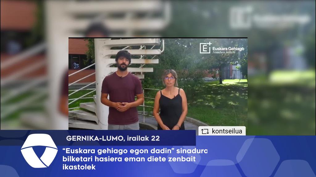 Euskara gehiago egon dadin sinadura bilketari hasiera eman diete zenbait ikastolek