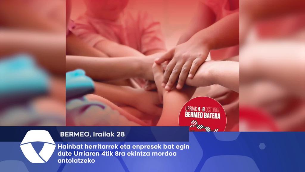 Hainbat herritarrek eta enpresek bat egin dute urriaren 4tik 8ra ekintza mordoa antolatzeko