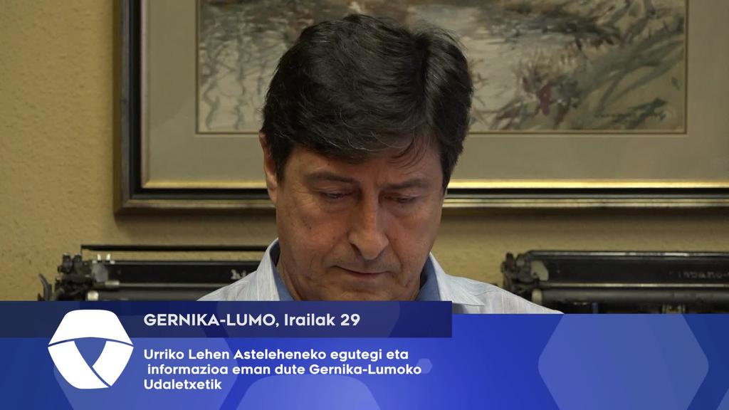Urriko Lehen Asteleheneko egutegi eta informaioa eman dute Gernika-Lumoko Udaletxetik