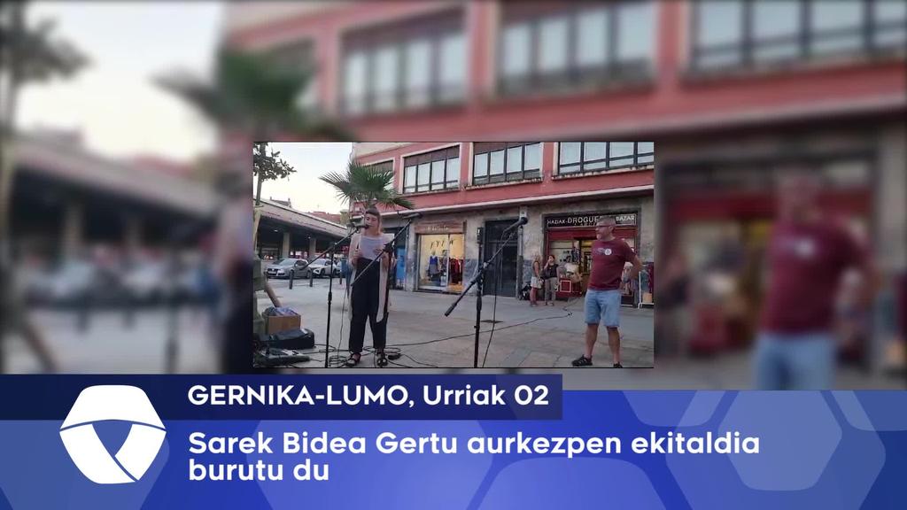 Sarek  Bidea Gertu aurkezpen ekitaldia burutu du