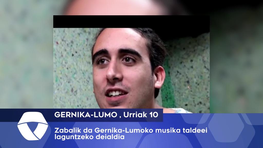 Zabalik da Gernika-Lumoko musika taldeei laguntzeko deialdia