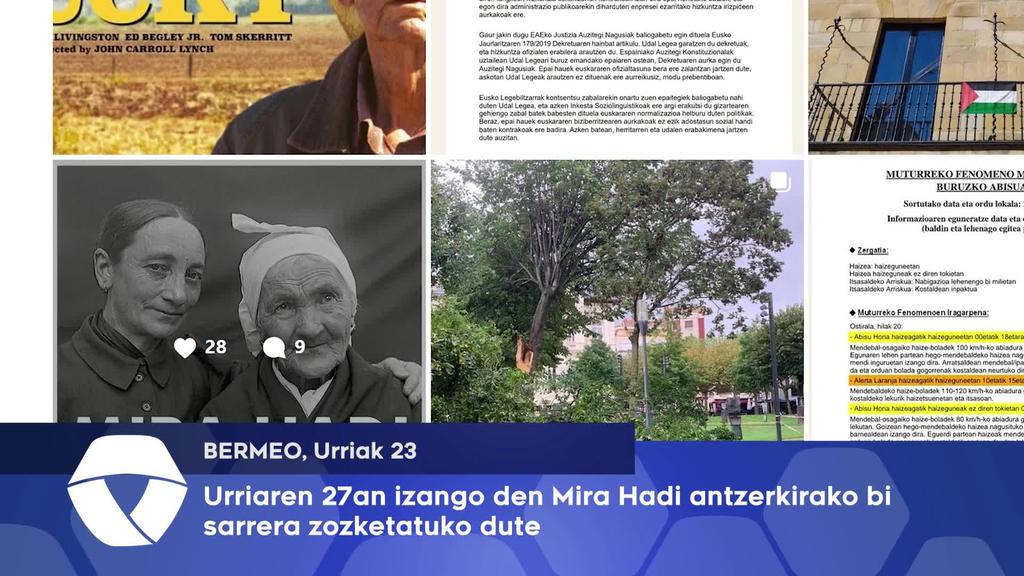 Urriaren 27an izango den Mira Hadi antzerkirako bi sarrira zozketatuko dira