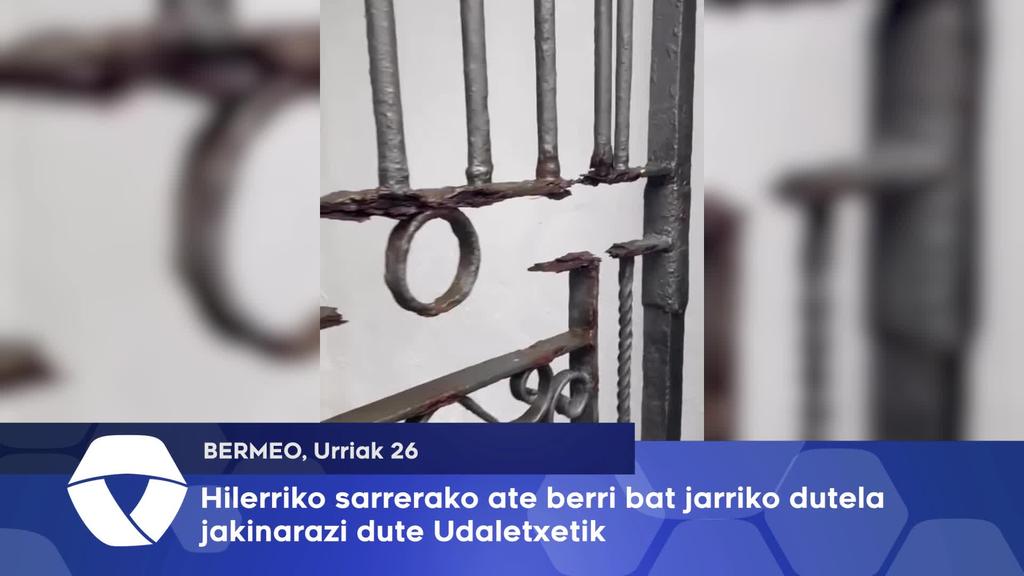 Hilerriko sarrerako ate berri bat jarriko dutela jakinarazi dute