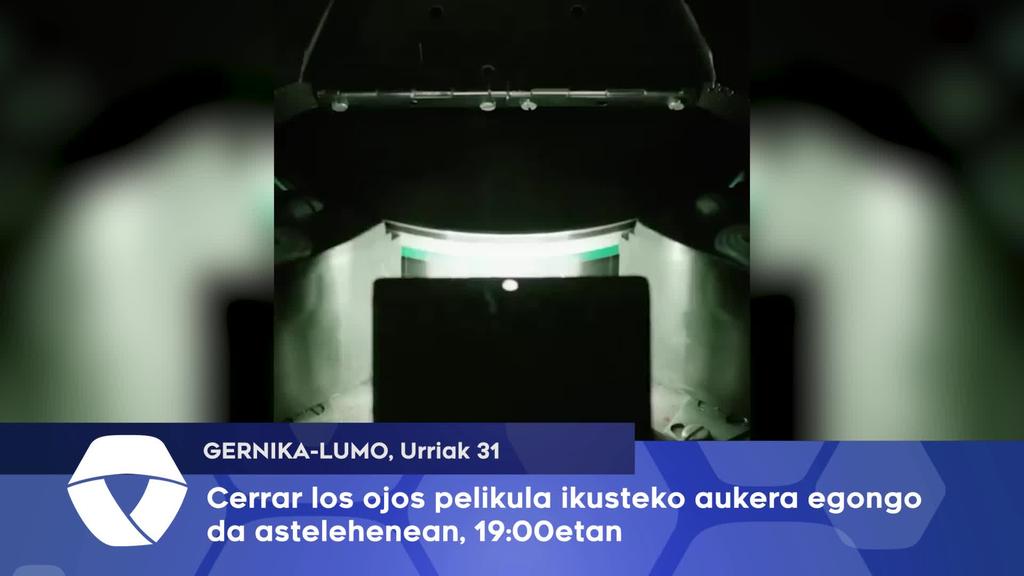 Cerrar los ojos pelikula egongo da ikusgai, Lizeo Zineman, Astelehen honetan