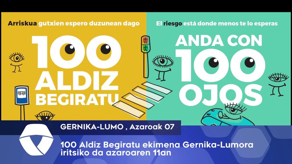 100 Aldiz Begiratu ekimena Gernika-Lumora iritsiko da ostiralean