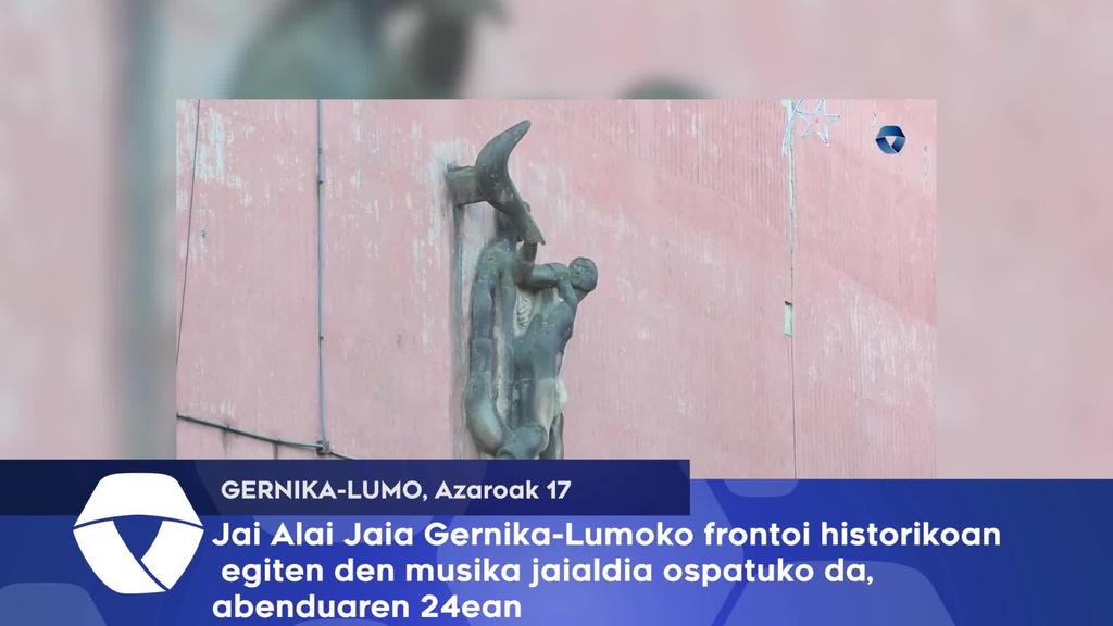 Jai  Alai Jaia Gernika-Lumoko frontoi historikoan egiten den musika jaialdia  egongo da abenduaren 23an, 18.30etan