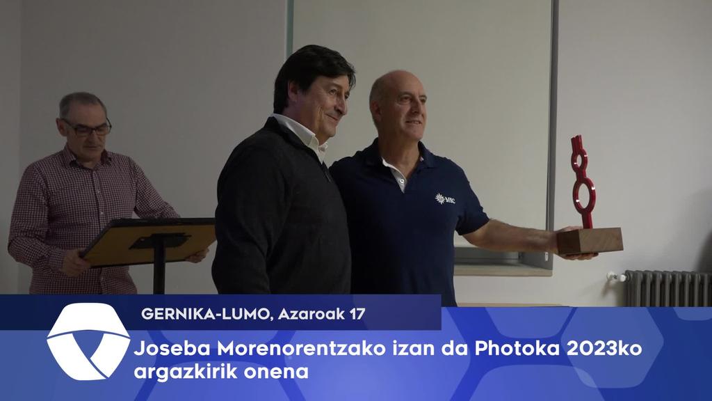 Joseba Morenorentzako izan da Photoka 2023ko sari nagusiena