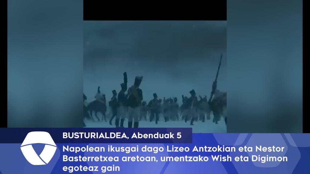 Napoleon ikusgai dago Lizeo Antzokian eta Nestor Basterretxea aretoan, umentzako Wish eta Digimon egoteaz gain