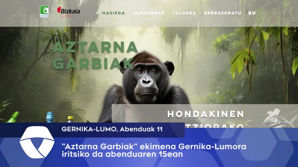 Aztarna Garbiak ekimena Gernika-Lumora iritsiko da abenduaren 15ean