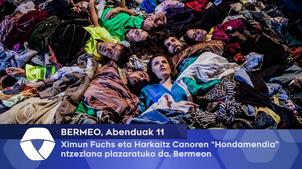 Ximun Fuchs eta Harkaitz Canoren “Hondamendia” antzezlana plazaratuko da, Bermeon