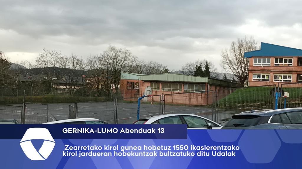 Zearretako kirol gunea hobetuko du Gernika-Lumoko Udalak