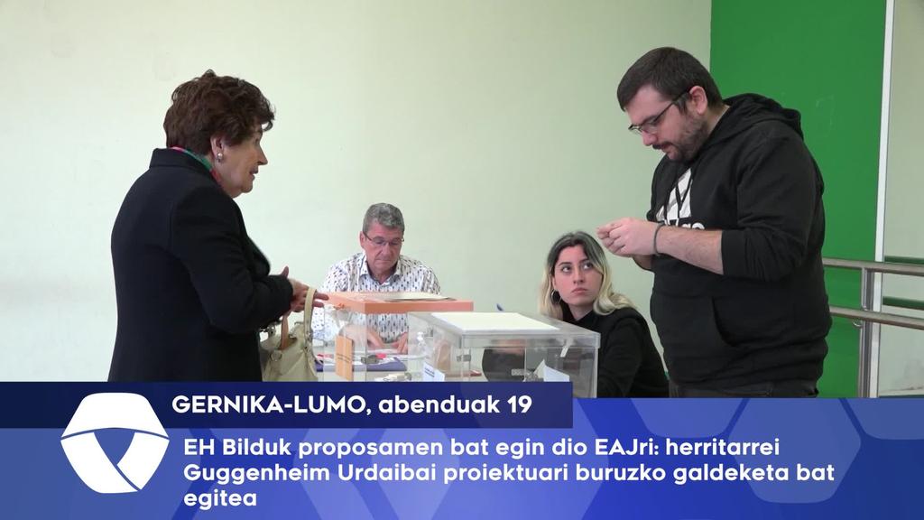 EH Bilduk proposamen bat egin dio EAJri herritarrei