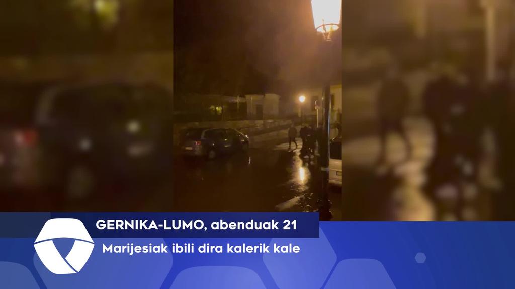 Marijesiak ibili dira kalerik kale